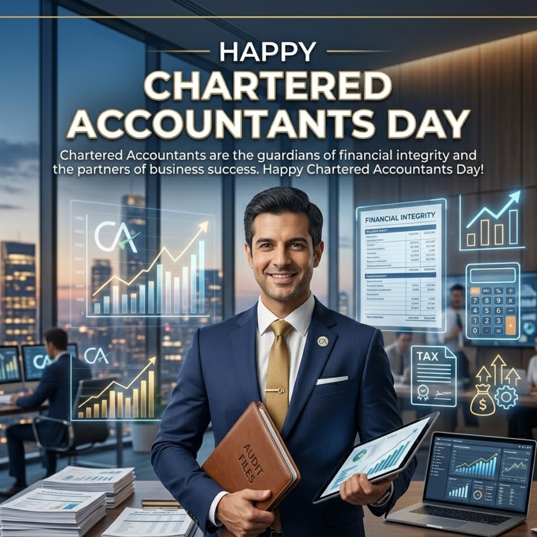 Chartered Accountants are the guardians of financial integrity and the partners of business success. Happy Chartered Accountants Day!